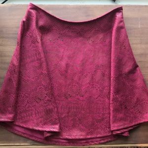 GUESS skater skirt snake print